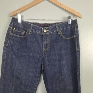 Elizabeth Grace Jeans 8 Bootcut Bling Medium Wash Denim Pants Charlette EUC